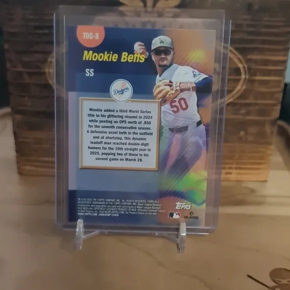 2026 Topps Mookie Betts Titans Of The Game Dodgers - Picture 2 of 2